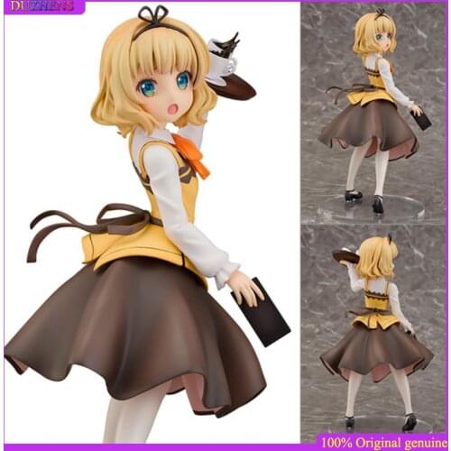 Original Japanes Anime Is the order a rabbit? Kirima Syaro Cafe Style 1/7 PVC Action Figure Anime Figure Model Toys Doll Gift