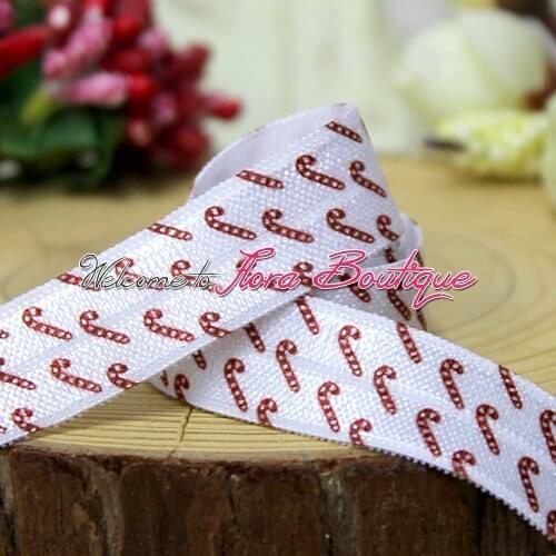 FLRA FOE Christmas fold over elastic hairband