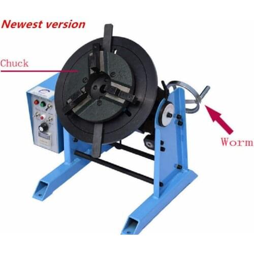 HD-50 50KG Duty Welding Positioner Turntable Timing with 300mm Chuck 220V / 110V Top Quality
