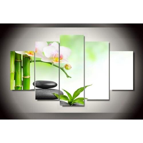 HD Print 5 Pcs canvas art flower painting modern home decor wall art picture living room decor print Painting on canvas/PT0642