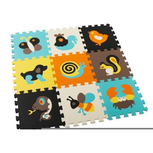 Cartoon Animal Pattern Play Mat Puzzle EVA Foam Floor Pad For Children Baby Gym Crawling Mats Toddler Carpet Random Color