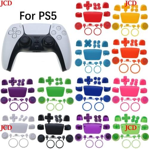 JCD 1 Set For PlayStation 5 Controller Button Joystick Key Replacement Shell Case Cover Cap For PS5 Gamepad Handle Accessories H