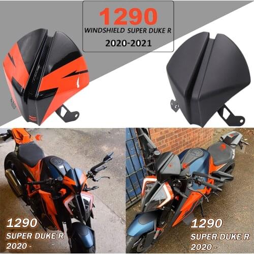 Motorcycle Rear Passenger Solo Seat Cowl Cover / Windshield Windscreen Airflow Wind Deflector For 1290 Super Duke R 2020 2021