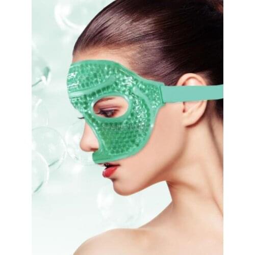 Ice Gel Eye Mask Heat Cold Therapy Sleep Mask Headache, Dark Circle, Facial Care Skin Too