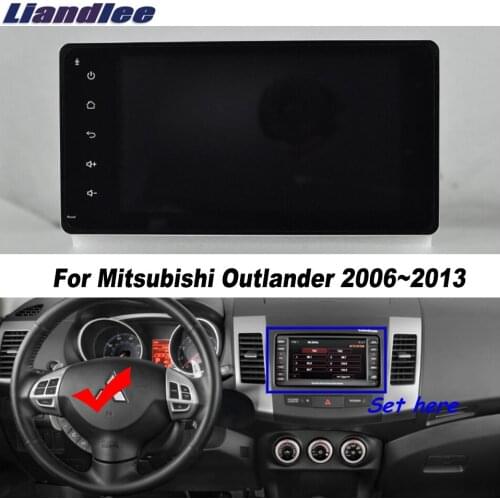 Car Android Vehicle GPS For Mitsubishi Outlander 2006-2013 Radio CD DVD Player GPS NAVI Maps HD Touch Stereo Media TV Multimedia