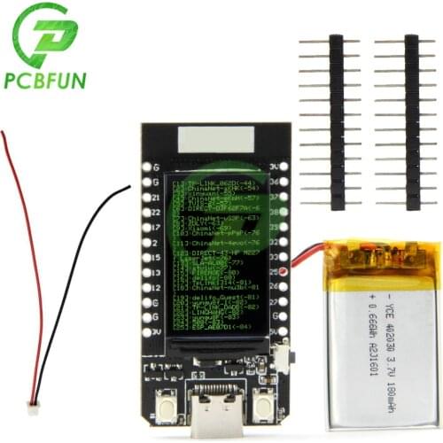 T-Display ESP32 WiFi And Bluetooth Module Development Board 1.14 Inch LCD Control Board For Arduino USB to TTL CP2104 2.7V-4.2V