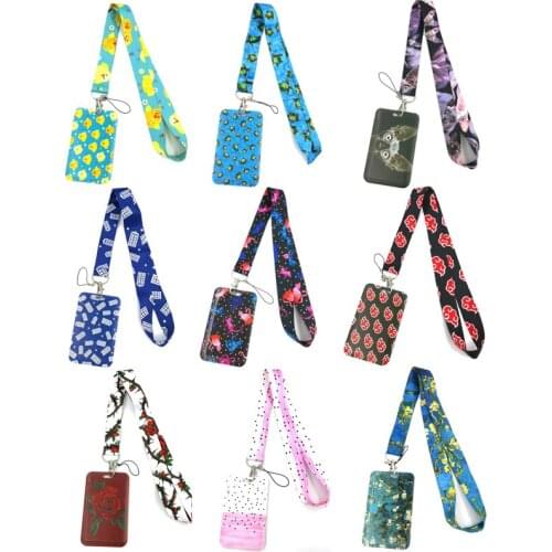 Cute cartoon Keys lanyards Cars KeyChain ID Cards Pass Gym Mobile Phone Badge Kids Keys Ring Holder Jewelry Decorations
