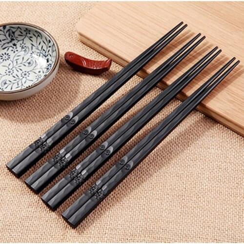 Reusable Tableware sticks Tools Japanese Food Sushi Non Slip Kitchen Pair Gift Chinese Chopsticks