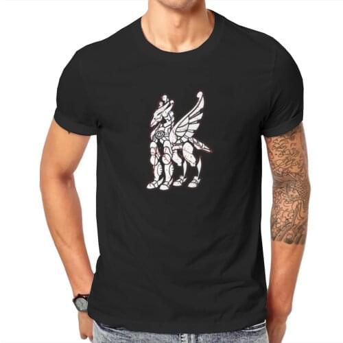 Men Knight of Zodiacs Pegasus Saint Saiye Pegasus Fantasy Anime Shiryu Ikki Graphic Funny Classic Creative Tees