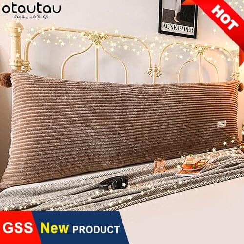 Softness Velvet Bed Pillow Case Decorations Designer Long Body Pillowcase Home Decor Corner Seat Backrest Pouf Kid Cushion Cover