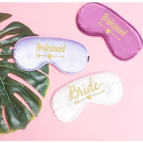 Team Bride tribe Sleep Mask Bridesmaid Proposal Gift Bachelorette hen Party Wedding engagement bridal shower decoration Favor