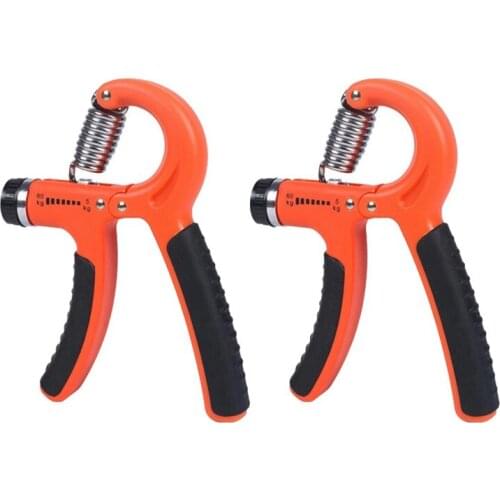 New-2X Hand Grip Strengthener Set Adjustable 10-50KG Hand Strengthener Finger Exerciser for Athletes Musicians Stress Relief