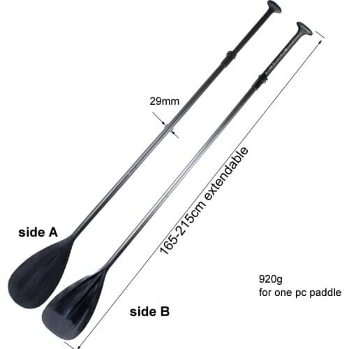 New strong extendable oar stand up paddle aluminium shaft hard plastic blade sup surf board boat accessory water sport equipment