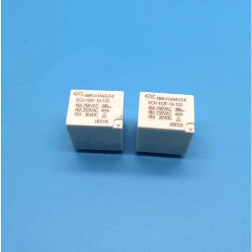 Original SCH-152F-1A-12S 4pin 16A 250VAC HF152F relays