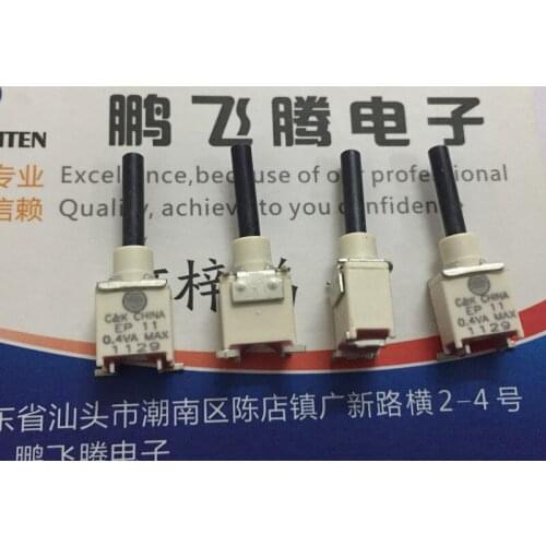 Original new 100% EP11S2D1SAPE miniature button switch SMD 2pin press touch 0.4VA