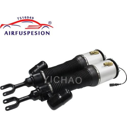 Pair For Bentley Continental GT Volkswagen Phaeton Front Air Suspension Shock Strut Spring Bag 3W8616040B 3W8616039B