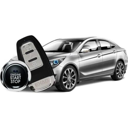 PKE Start Stop Button Engine Starline Push Central Lock Starter Anti-theft System Keyless Entry System Auto Car Alarm