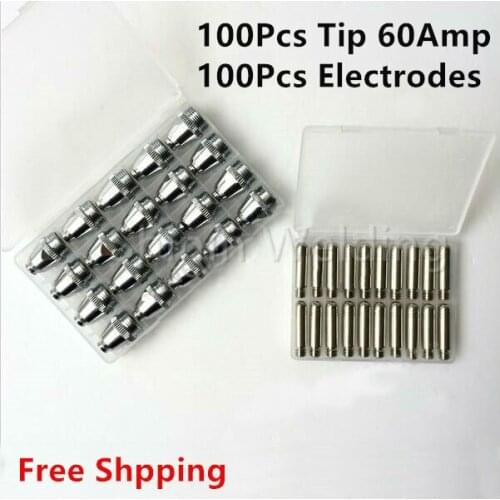 200pcs AG60 SG55 Consumables (SG55 AG60) Hafnium wire SG-55 AG-60 cutting Torch cutter Knife parts, for Plasma Cutter