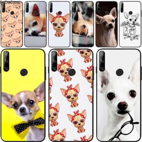 Riccu cute Chihuahua dog Phone Case For Huawei Y5 Y6 Y7 Y9 Prime 2019 Enjoy 7 8 9 10 Plus