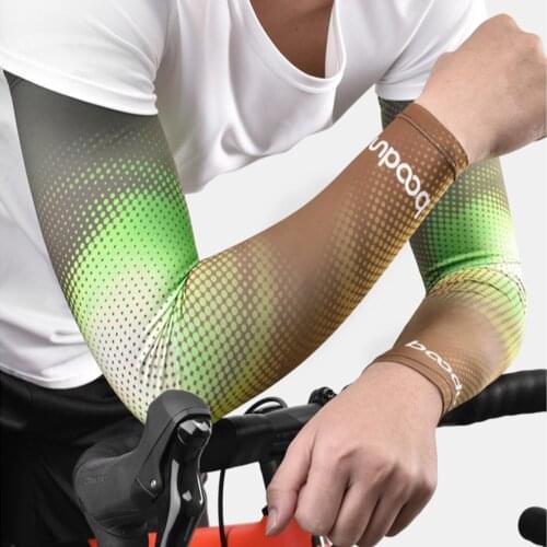Ice Arm Sleeves Sun Protection Cool Breathable Arm Sleeves Cover Breathable Quick-drying Cycling Summer Outdoor Arm Sleeves