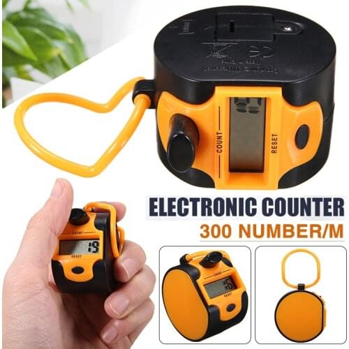 5 Digit Number Counter Portable Electronic Digital Counter Display Manual Counting Timer Golf Sport Counters