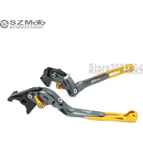 For SUZUKI DL650 / V-STROM 2004-2011 2010 2009 Motorcycle Accessories Folding Extendable Adjustable Brakes Clutch Levers CNC