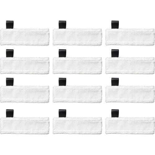 TOP!-12Pcs for Karcher Mop Cloth SC2 SC3 SC4 SC5 Steam Mop Cloth Cover Cleaning Pad