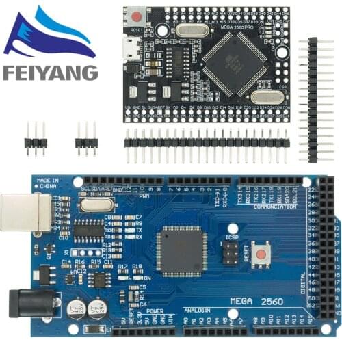 10PCS SAMIORE ROBOT MEGA2560 MEGA 2560 R3 (ATmega2560-16AU CH340G) AVR USB board with/without USB Cable