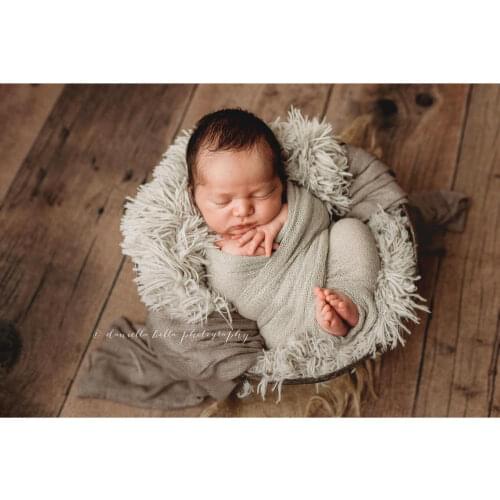 Tie-Dye Plush Backdrops Blanket For Newborn Photography Props New Born Photo Shoot Accessories Baby Boy Girl Shooting Flokati