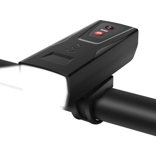 Bicycle Front Light USB Charging LED Headlamp Waterproof High Bright Cycle Light with Loudspeaker