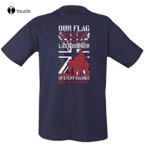 Military Last Breath T-Shirt Forces Veteran British Army Raf Navy Top Mens S-3Xl