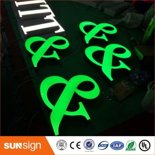Custom made LED resin letters and signs