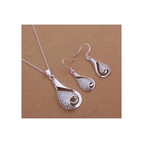 S361 925 sterling silver jewelry set, fashion jewelry set Necklace Earring /aqkajhra ggoaoxva