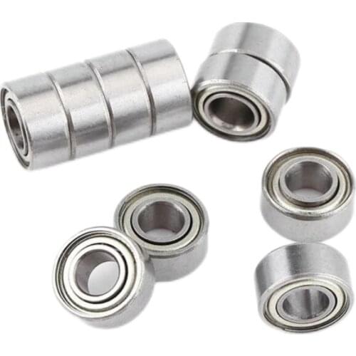 10PC Chrome Steel MR63ZZ 3x6x2.5mm Mini Ball Bearing