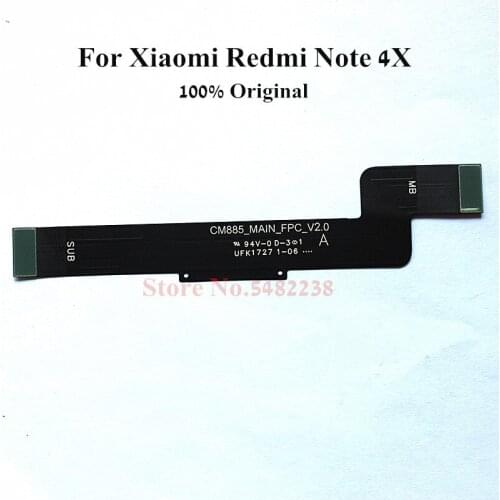 Original USB Motherboard Connector Flex cable For Xiaomi Redmi Note 4X mainboard Data transmission tape Ribbon Replacement