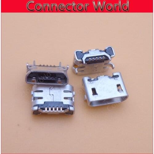200pcs/lot For ZTE Blade V6 X7 D6 micro mini USB Charging Port Dock plug jack socket Connector 5pin replacement Repair Parts