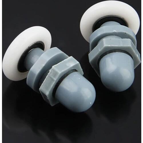 4pcs-8pcs/set sliding shower door nylon runner/rollers/wheels/pulley diameter 19mm/23mm/25mm/27mm Shower Room Cabin Accessories