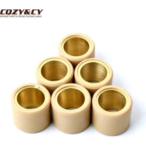 6pc Variator Racing Roller Weights 22gram 25x22mm for Aprilia Atlantic 500 Gilera Nexus500 Malaguti Spider 500cc