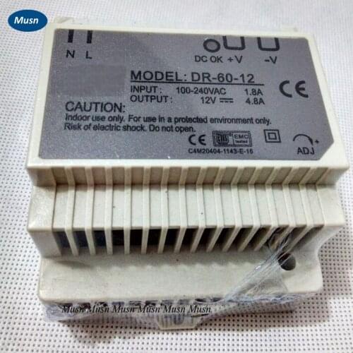 60W 12V 5A Din Rail Single Output Switching power supply AC TO DC SMPS