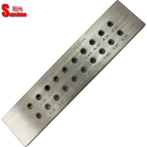 Free ship Semicircle Shape Tungsten Carbide Wire Drawplate Various models 1.10-3.00mm 3.10-5.00mm jewelry diy making tools