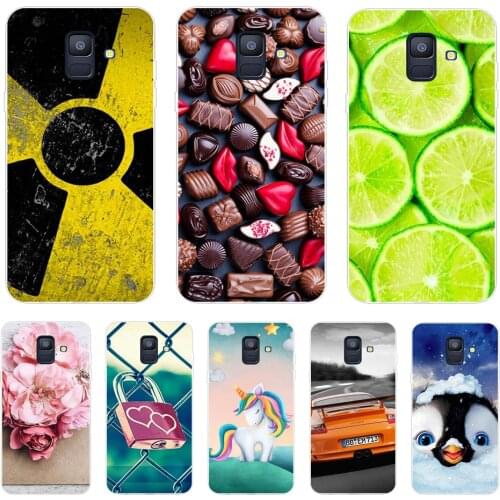 For Samsung Galaxy A6 2018 Case Silicone Transparent Back Phone Cover For Samsung Galaxy A6 Plus 2018 Soft Case 6.0 Coque Bumper
