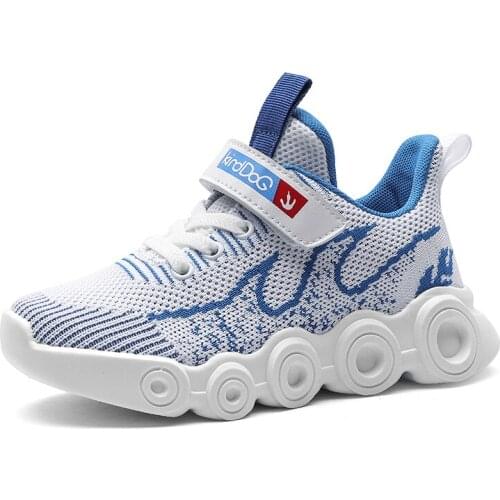 Childrens 2021 Children Outdoor Breathable Sneakers For Boys&Girls Fashion Kids School Student Casual Mesh Sport Shoes