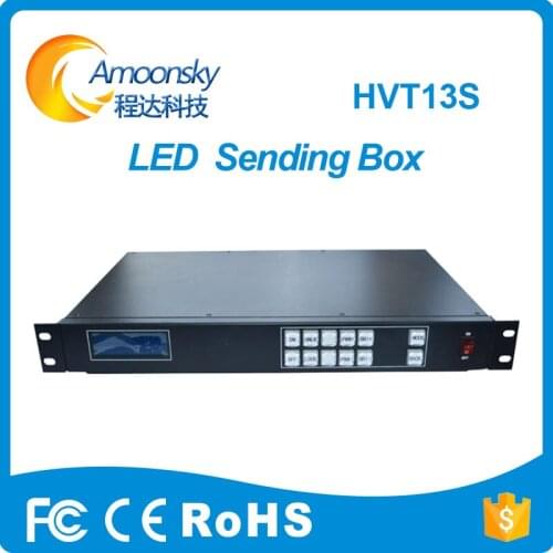 Hot sale full color led video wall usage dbstar hvt13s support brightness adjustment 4 network prot sending box