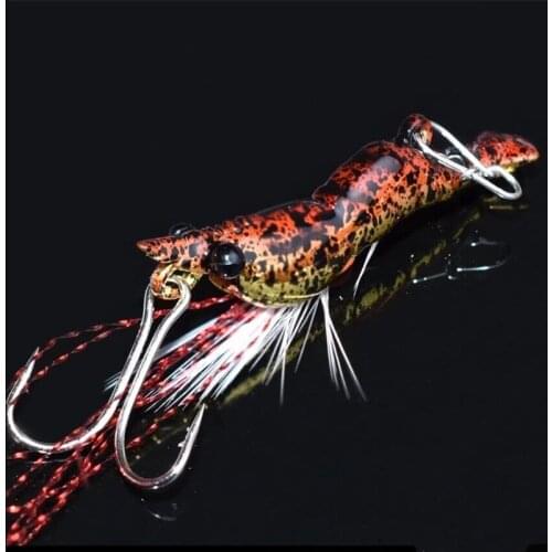 JUYANG 3g 38mm 6g 48mm simulation shrimp lure Hard bait lures fishing lures free shipping
