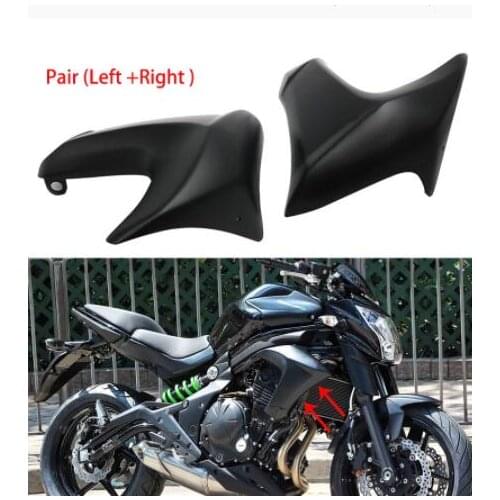 Matte Black kit For Kawasaki ER-6N 2012 - 2016 Right & Left ABS Panel Side Radiator Covers Fairing Injection Molded ER 6N ER6N