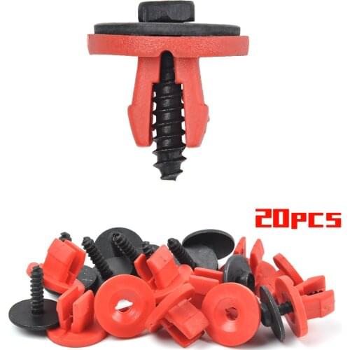 MIKKUPPA 20PCS Undertray Screws Shield Screws for Ford Escape, Focus, Fusion