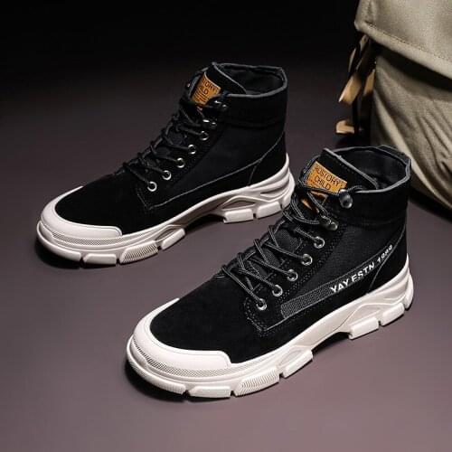 Mens mens combat dress chelsea desert ankle leather shoes genuine for home winter cowboy hiking waterproof Winter boty men mens