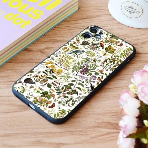 For iPhone New Zealand Biology Print Soft Matt Apple iPhone Case 6 7 8 11 12 Plus Pro X XR XS MAX SE