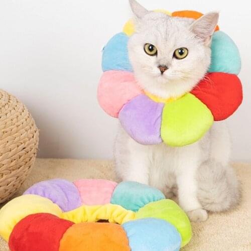 Cat Elizabeth Collar Soft Circle Dog Collar Anti-scratch Anti-licking Headgear Shame Circle Pet Supplies Protection