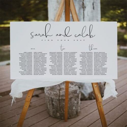 Personalized Wedding Sign Find Your Seat Sign Wedding Seating Chart Sign Table Seating Chart Seating Plan Wedding Sign